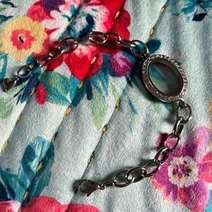 Origami owl locket bracelet
